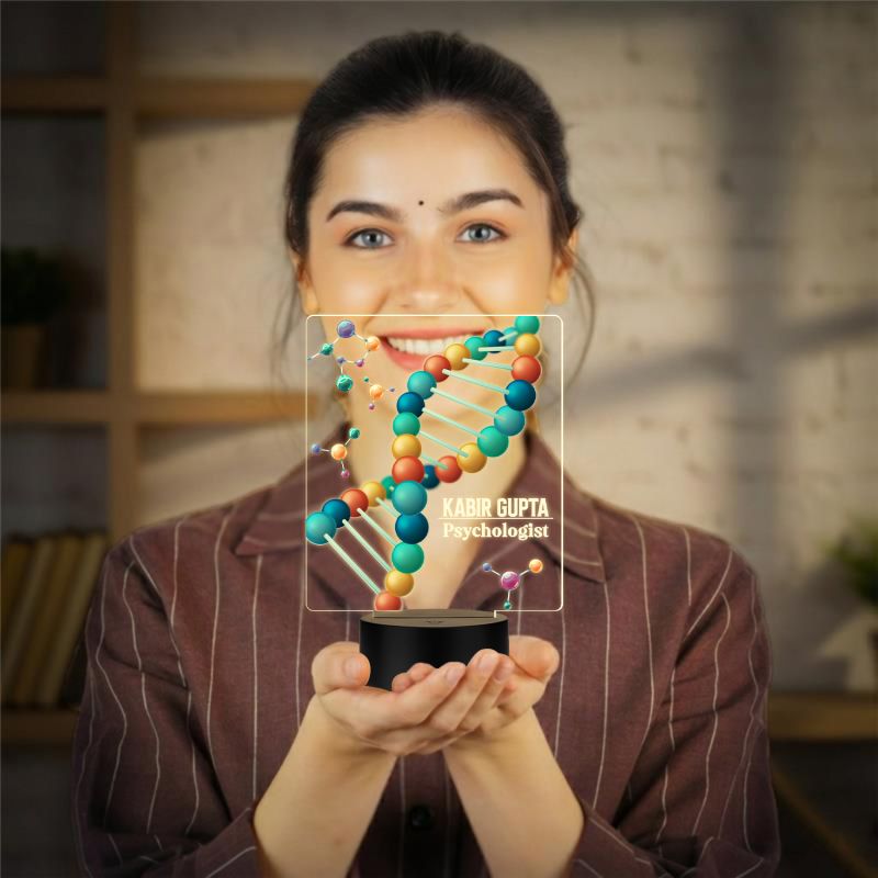 Personalized Doctor LED Night Lamp with Warm White Light Thankyou Gift for Doctor Appreciation Gift for Doctor Clinic & Hospital Decor Light (Psychologist Lamp)